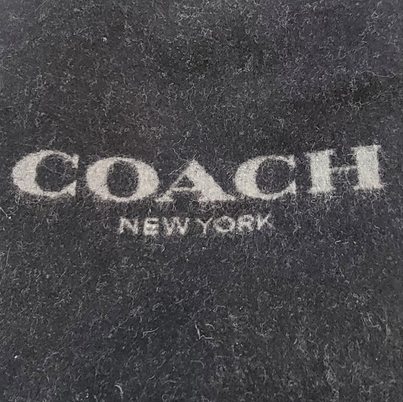NWT Black & Gray Men's Signature COACH New York Scarf - Picture 5 of 17